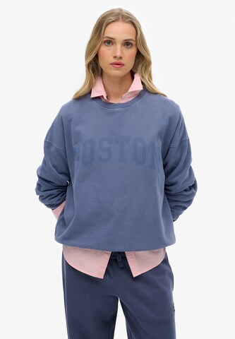Sweat-shirt Superdry & Co en bleu : devant