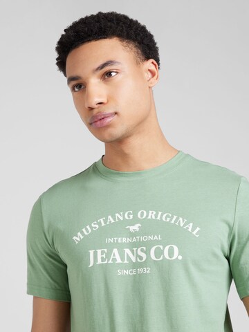 T-Shirt 'AUSTIN' MUSTANG en vert