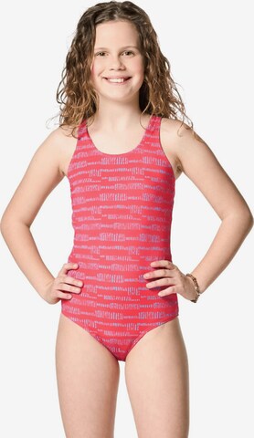 Moodies Undies Swimsuit in Red: front