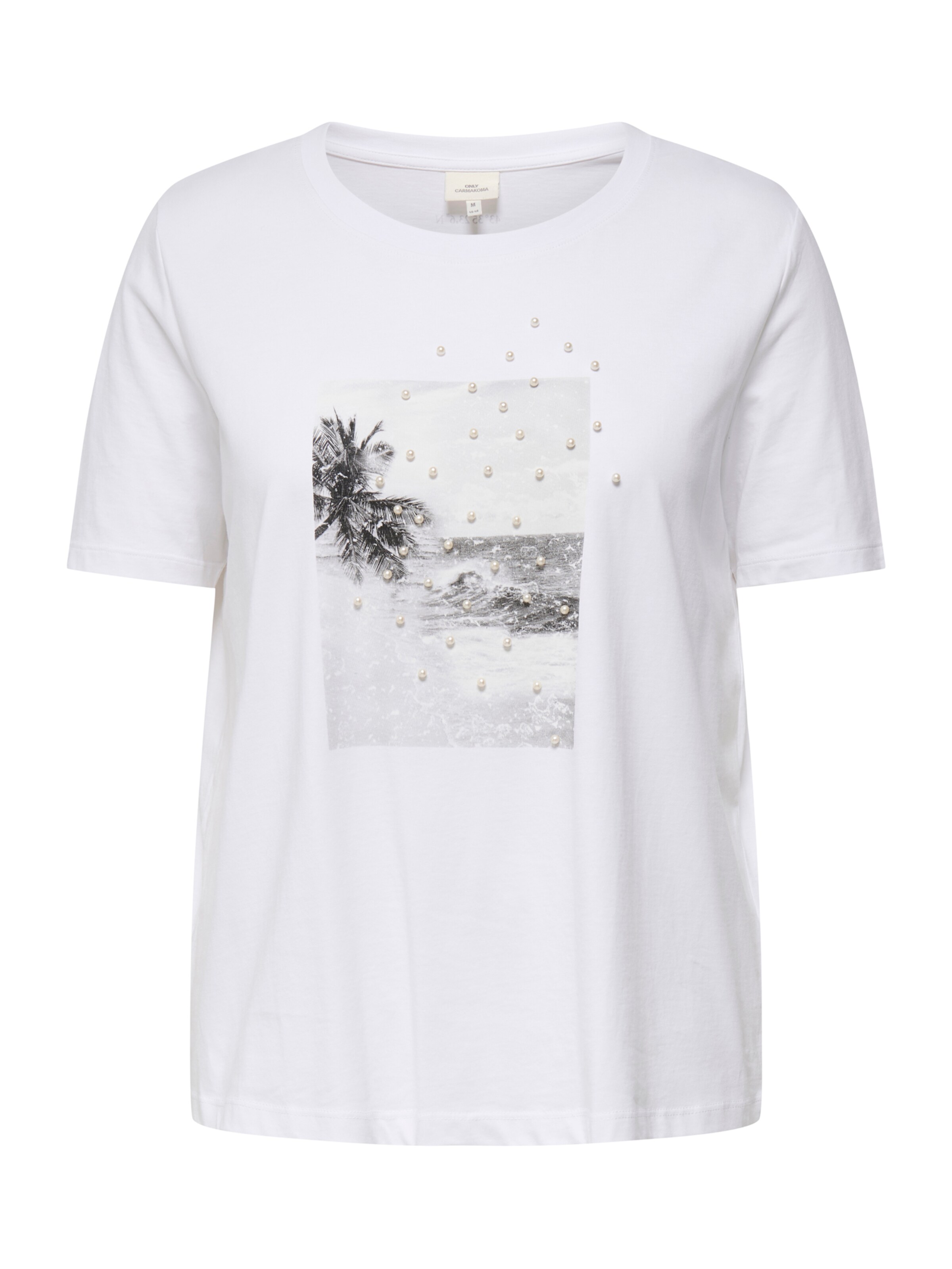 ONLY Carmakoma Tričko 'CARCelia' – bílá: přední strana
