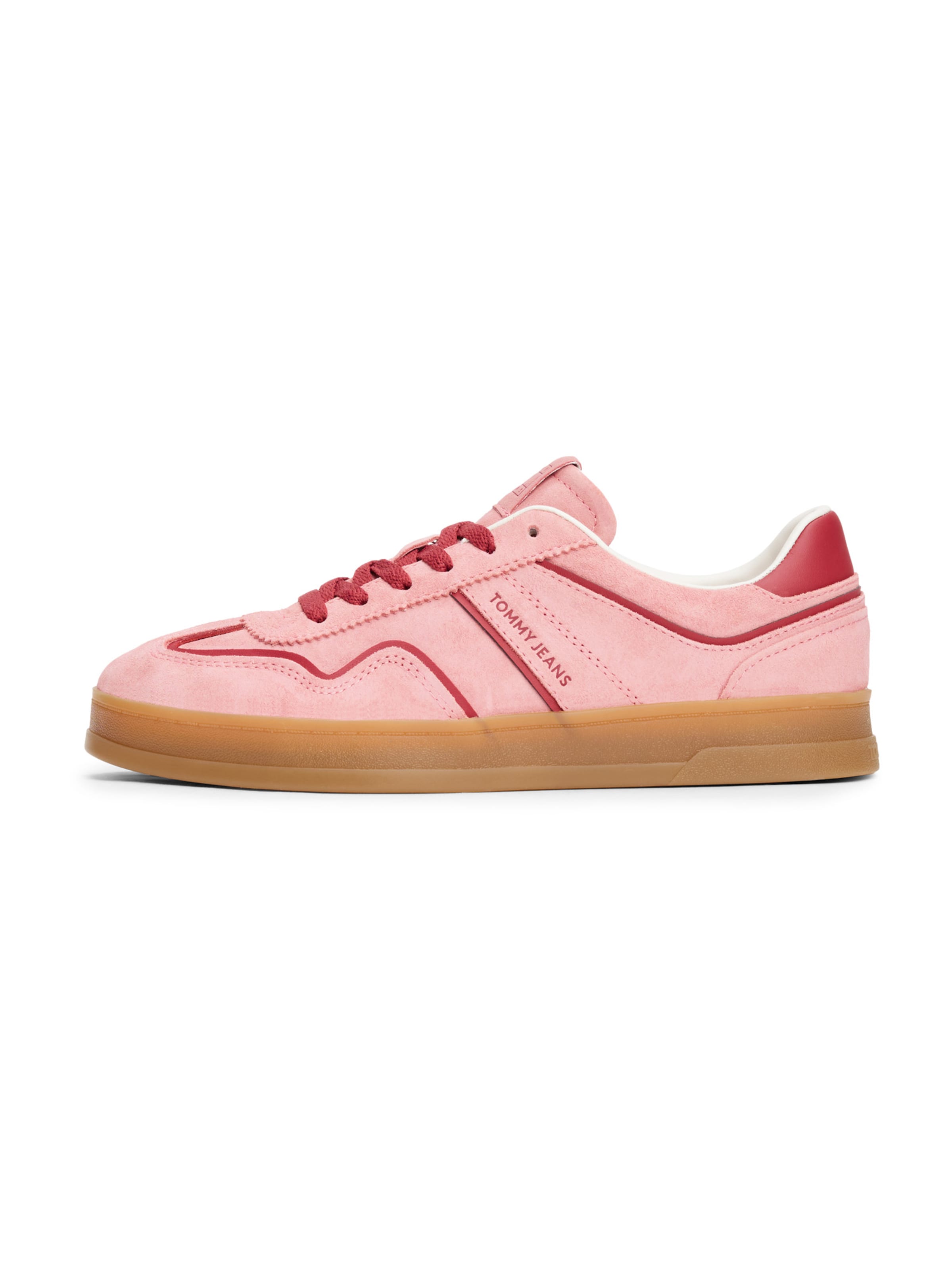 Tommy Jeans Trainers 'THE GREENWICH' in Pink: front