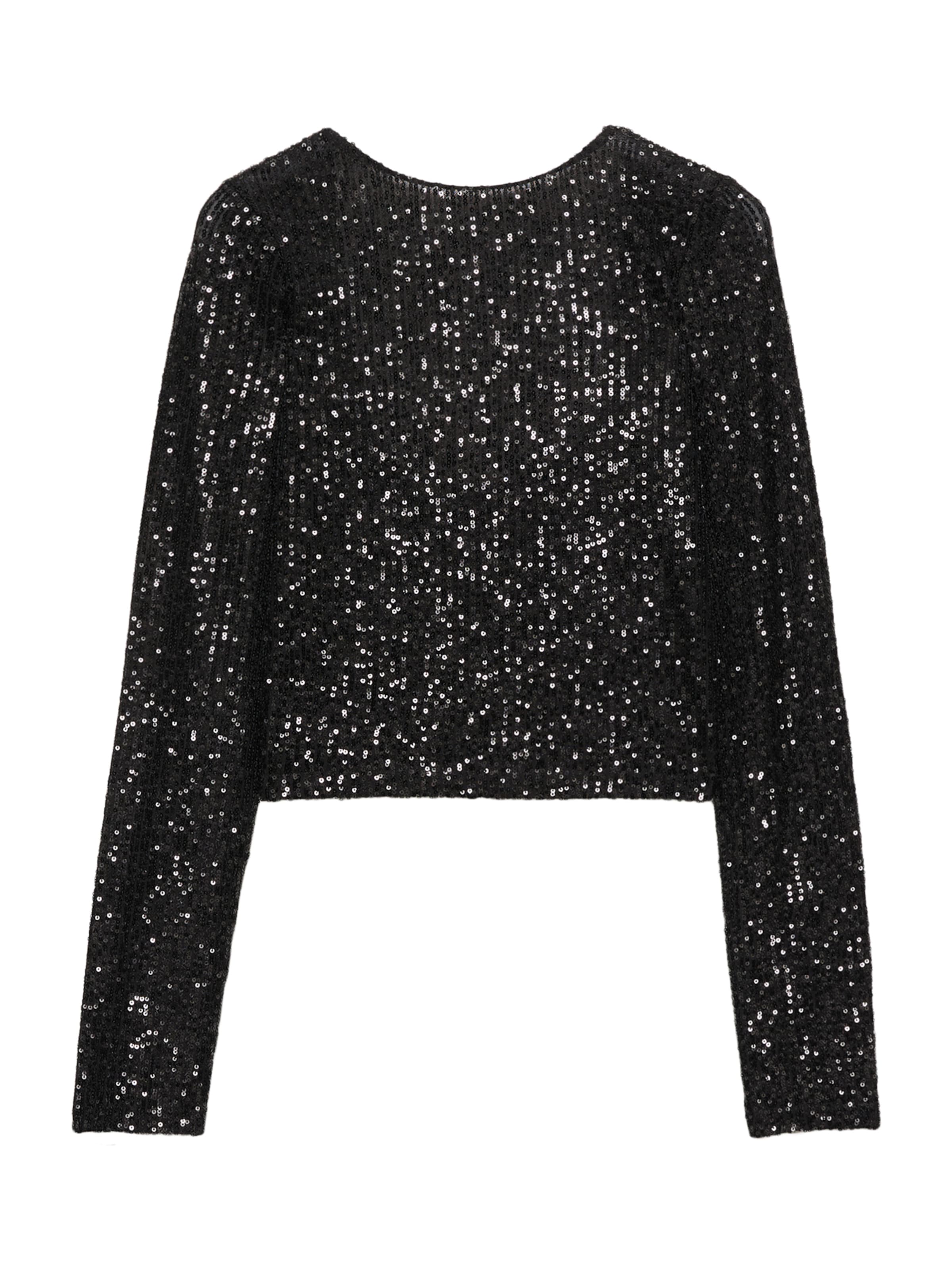 Pull&Bear Shirt 'PACIFIC' in Schwarz: Vorderseite