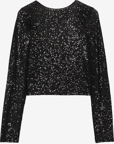 Pull&Bear T-shirt 'PACIFIC' en noir, Vue avec produit