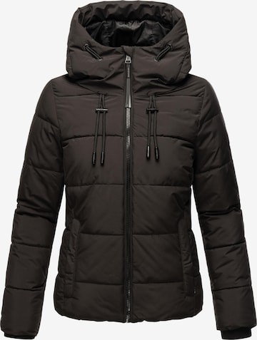 MARIKOO Winter jacket in Black: front