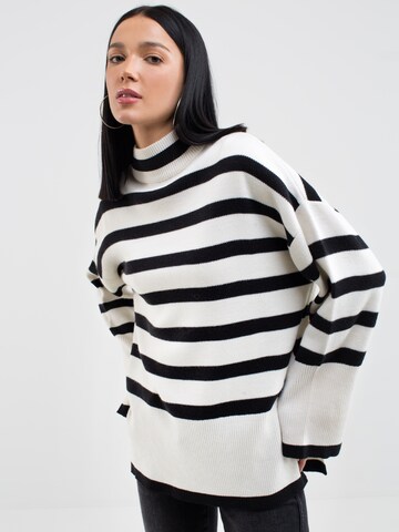 BIG STAR Sweater 'Goina' in White: front