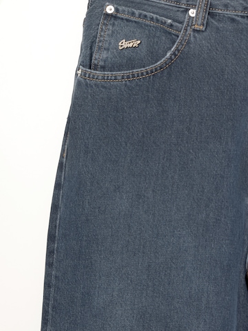 Pull&Bear Baggy Jeans in Blauw