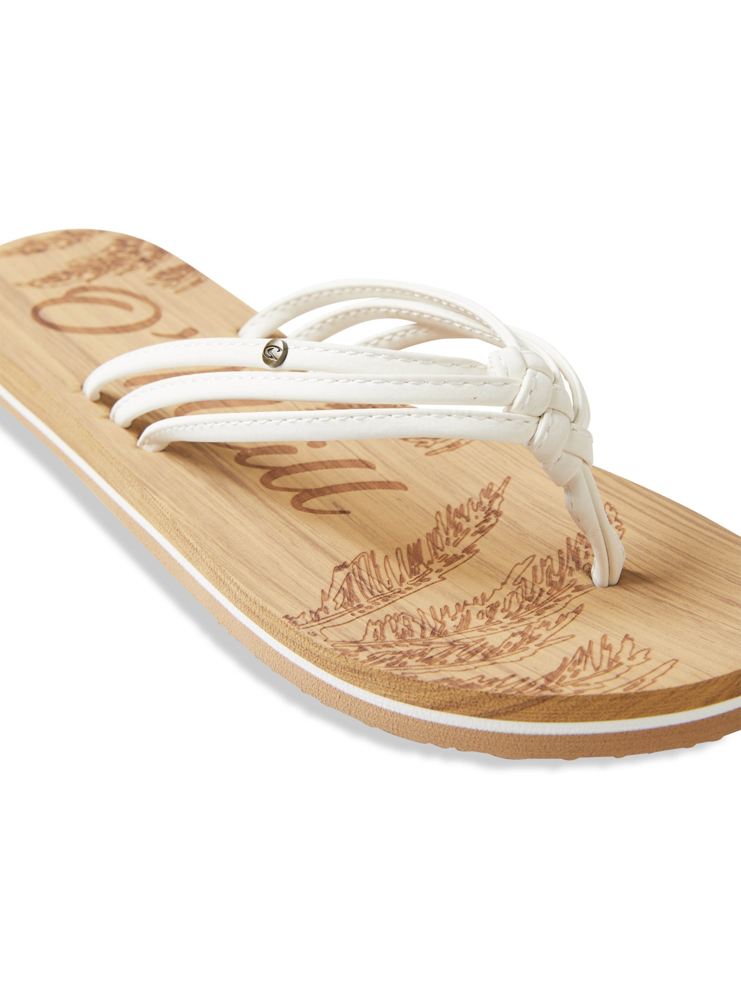 Flip-flops 'Ditsy' de la O'NEILL pe alb