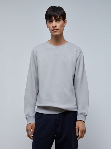 Sweat-shirt Scalpers en gris : devant