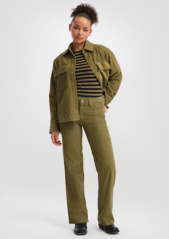 QS Wide leg Broek in Groen