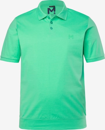 Men Plus Shirt in Green: front