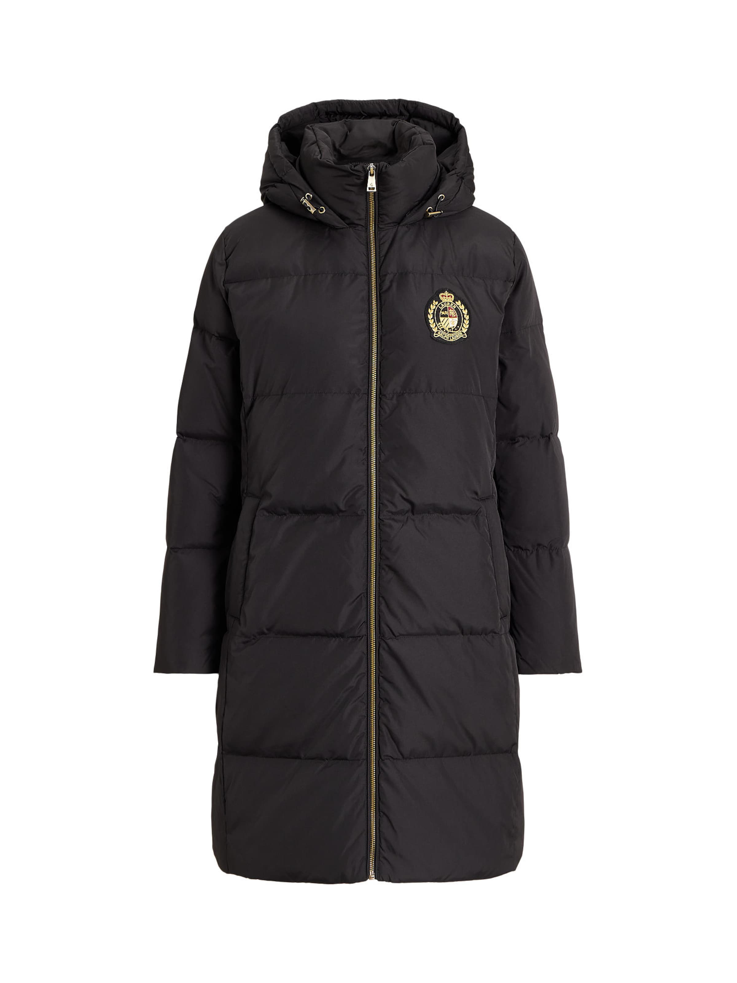 Manteau d’hiver Lauren Ralph Lauren en noir : devant