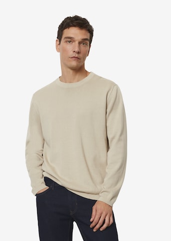 Pull-over Marc O'Polo en beige : devant