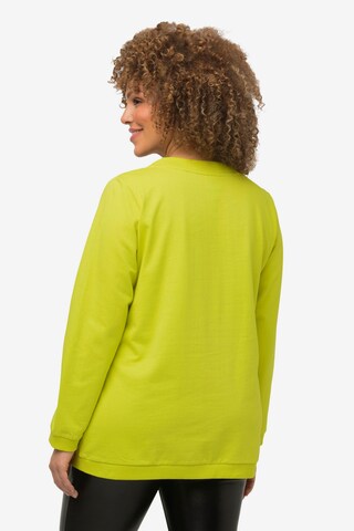 Ulla Popken Sweatshirt in Geel