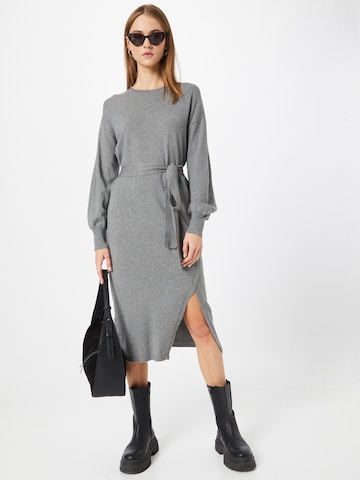 VILA Knitted dress 'Evie' in Grey