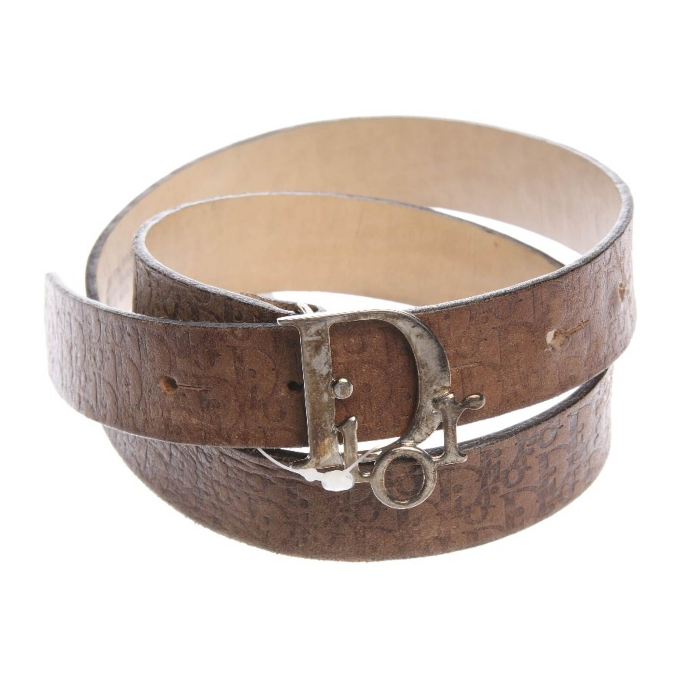 Dior Gürtel XS in Braun: Vorderseite