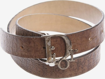 Dior Gürtel XS in Braun: Vorderseite