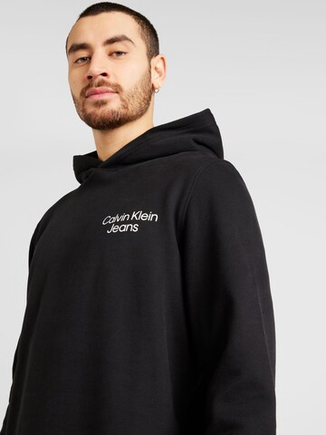 Calvin Klein Jeans Sweatshirt 'ECLIPSE' in Black