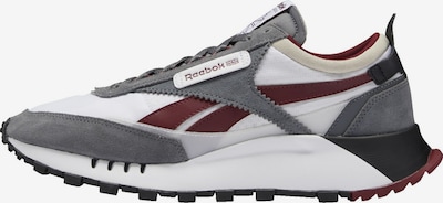 Reebok Classic Sneakers laag 'Legacy' in de kleur Grijs / Wijnrood / Wit, Productweergave