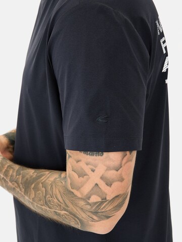 CAMEL ACTIVE T-Shirt mit Rückenprint in Blau