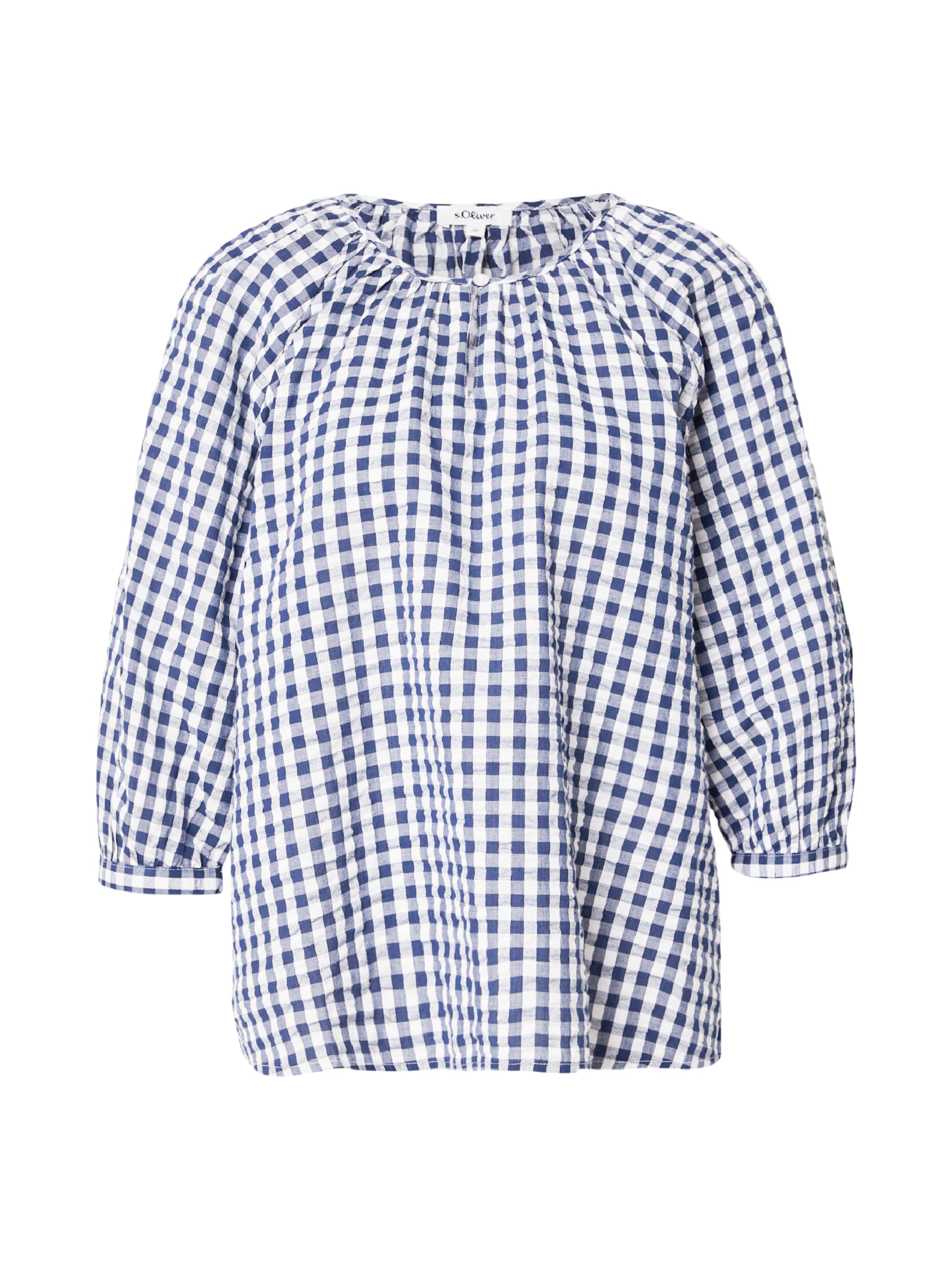 s.Oliver Blouse in Blauw: voorkant
