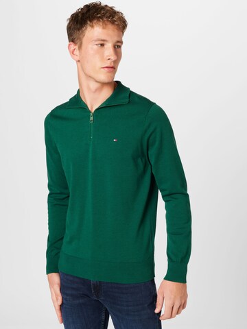 Pulover de la TOMMY HILFIGER pe verde: față