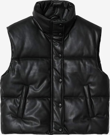 MANGO TEEN Vest 'Hundred' in Black: front