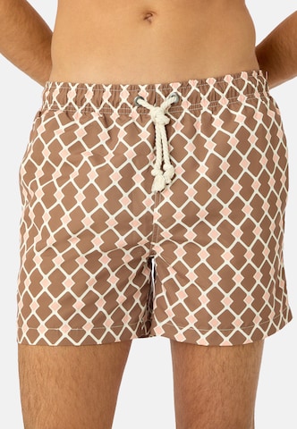 Gassa d'Amante Zwemshorts 'Portofino' in Bruin
