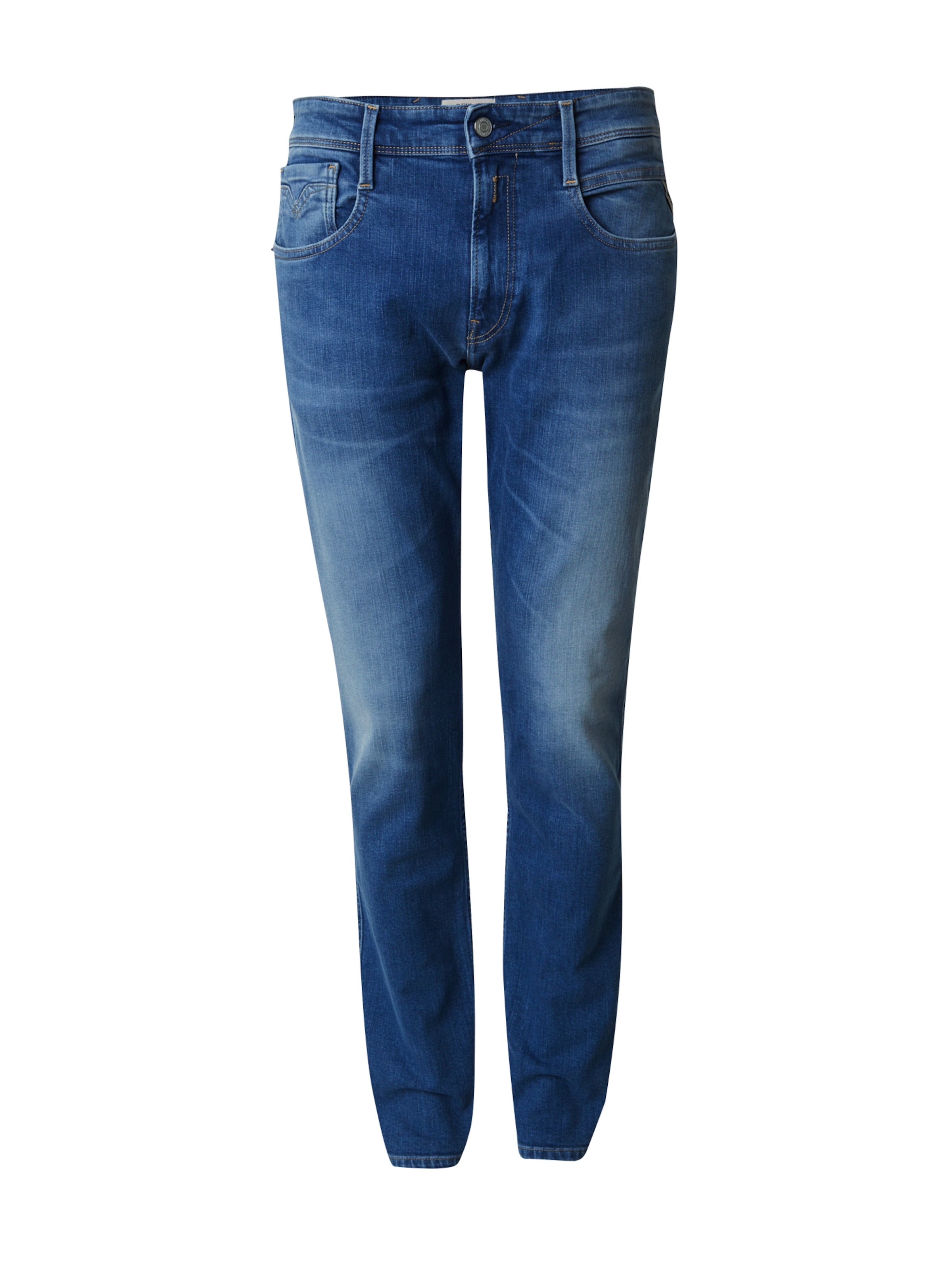 Slimfit Jeans 'Anbass' di REPLAY in blu: frontale
