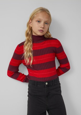 s.Oliver Pullover in Rot: Vorderseite