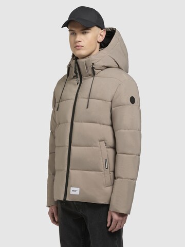 khujo Wintermantel in Beige