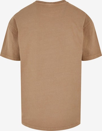 ABSOLUTE CULT Shirt 'Elf - Santa Is Coming' in Beige