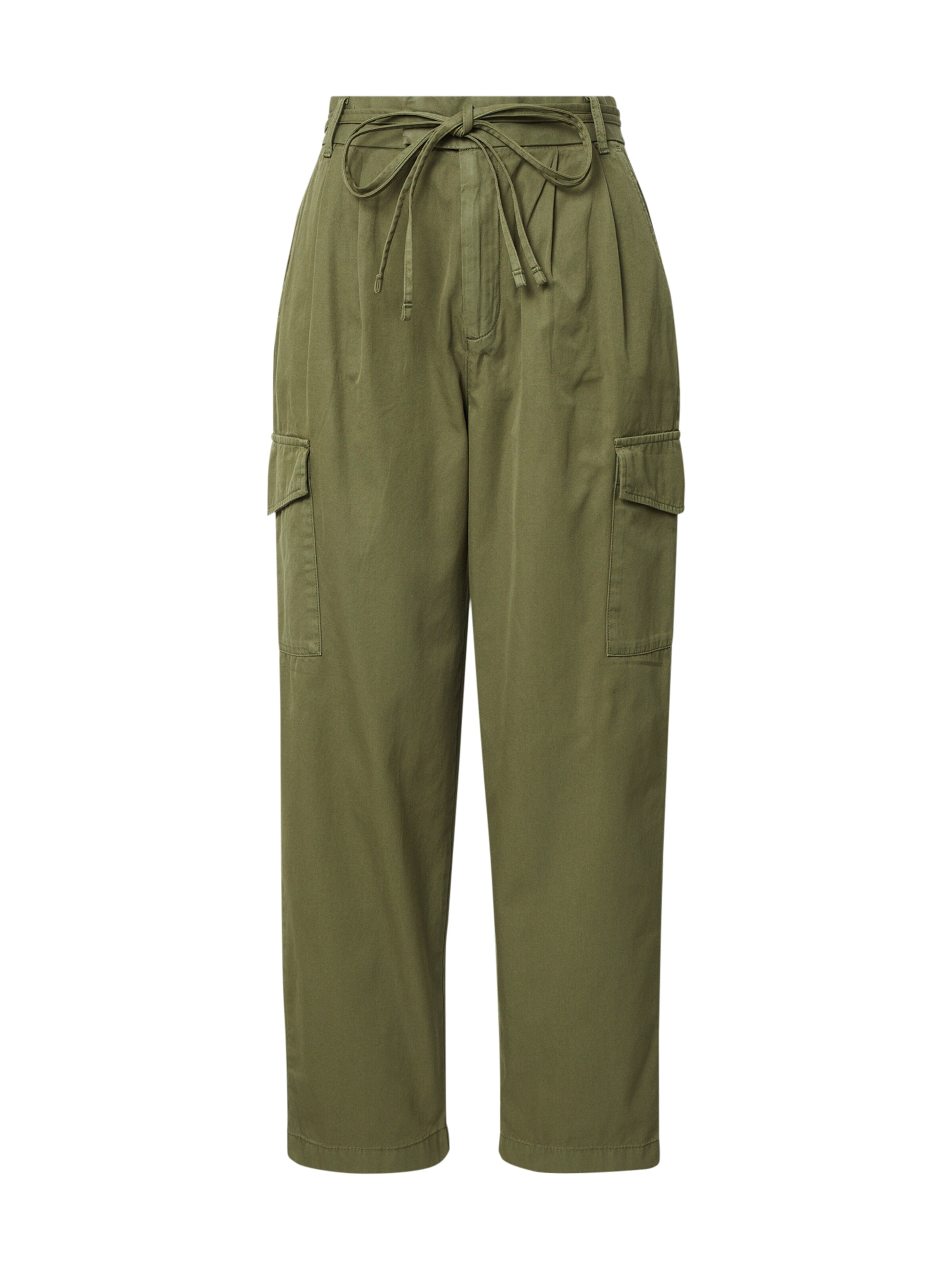 GAPLoosefit Cargo hlače - zelena boja: prednji dio