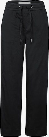STREET ONE Loosefit Hose in Schwarz: Vorderseite