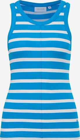 comma casual identity Top in Blauw: voorkant