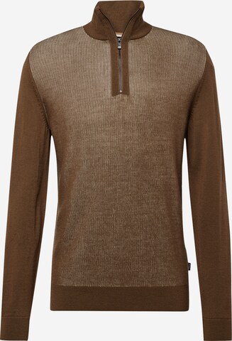 Pullover 'Ofilato' di BOSS in verde: frontale