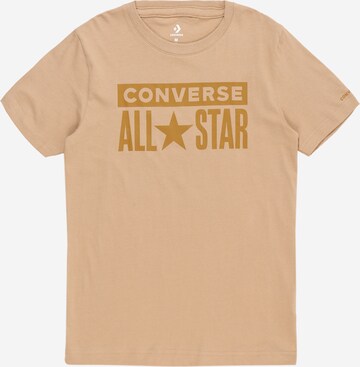 CONVERSE Tričko 'ALL STAR' – béžová: přední strana