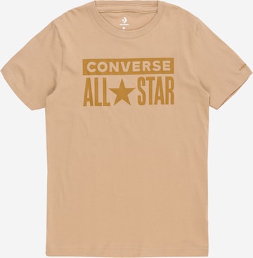 CONVERSE Μπλουζάκι 'ALL STAR' σε μπεζ: μπροστ�ά