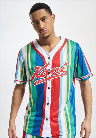Karl Kani - Camisa em mistura de cores: frente