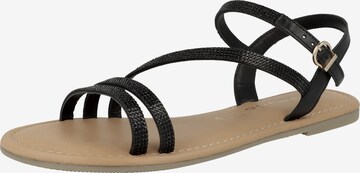 TAMARIS Sandaalit värissä musta: edessä