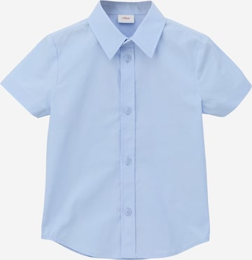 s.Oliver - Regular Fit Camisa em azul: frente
