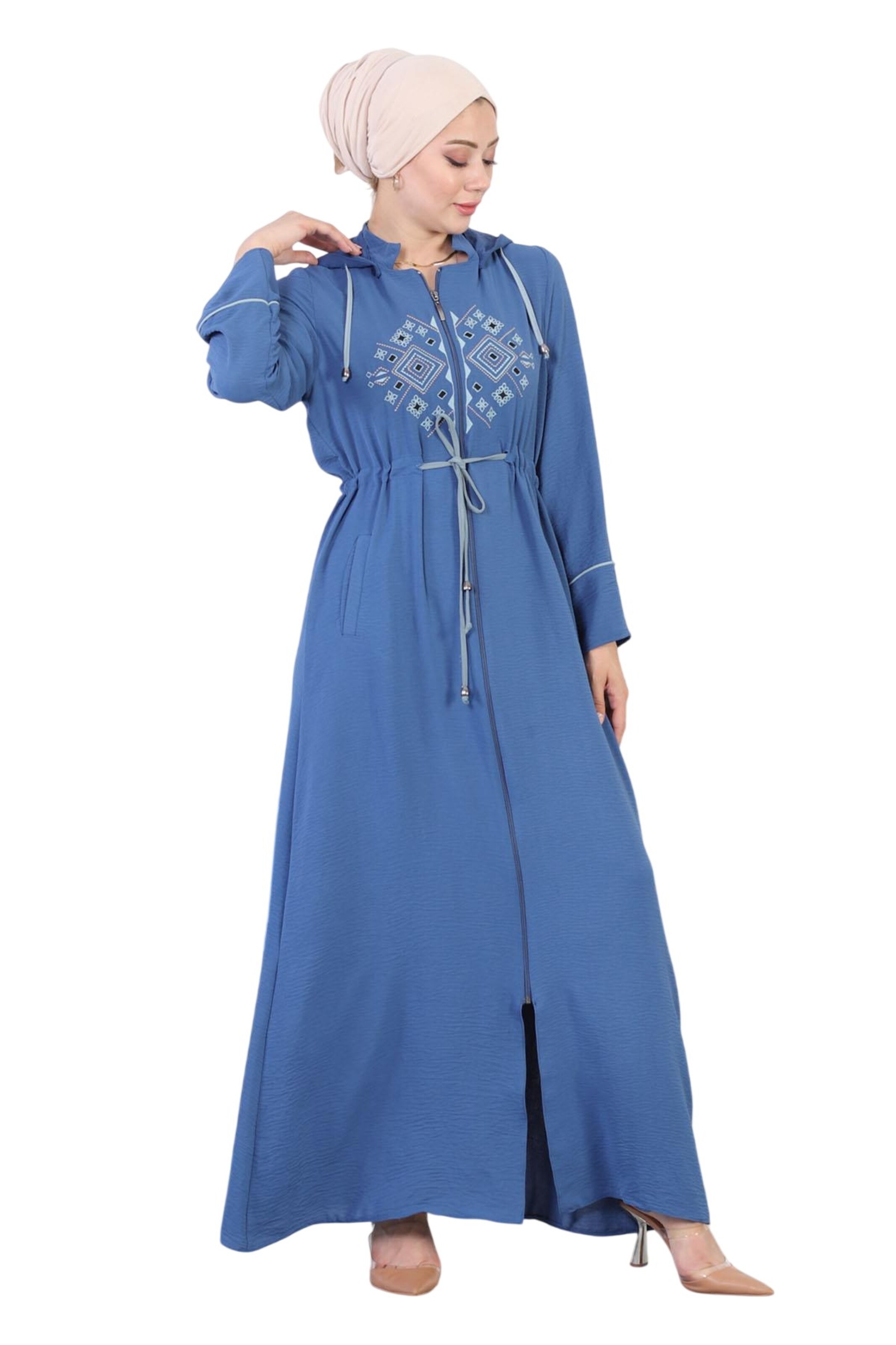 MODAMIHRAM Jurk in Blauw