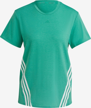 ADIDAS SPORTSWEAR Performance Shirt 'Train Icons' in Green: front