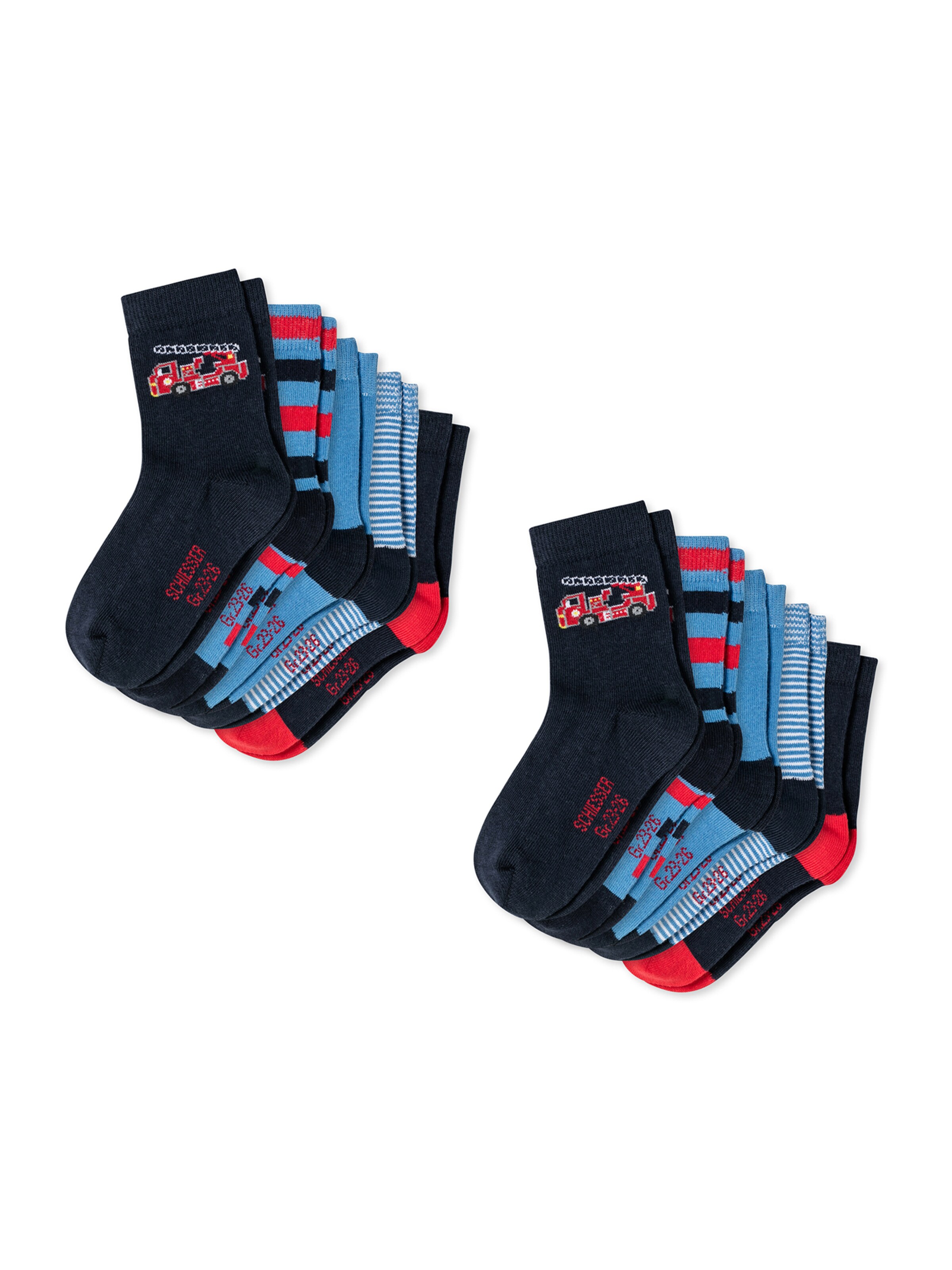 uncover by SCHIESSER - Calcetines 'Fun & Hobby' en azul: frente