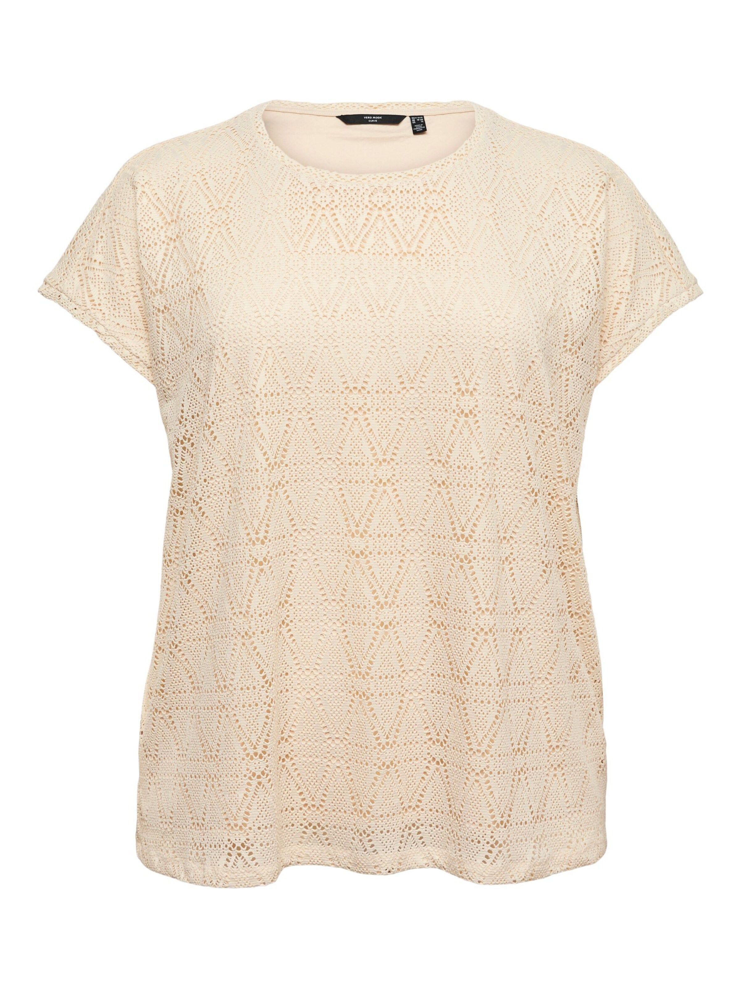 Vero Moda Curve Shirt 'VMCMaya' in White: front