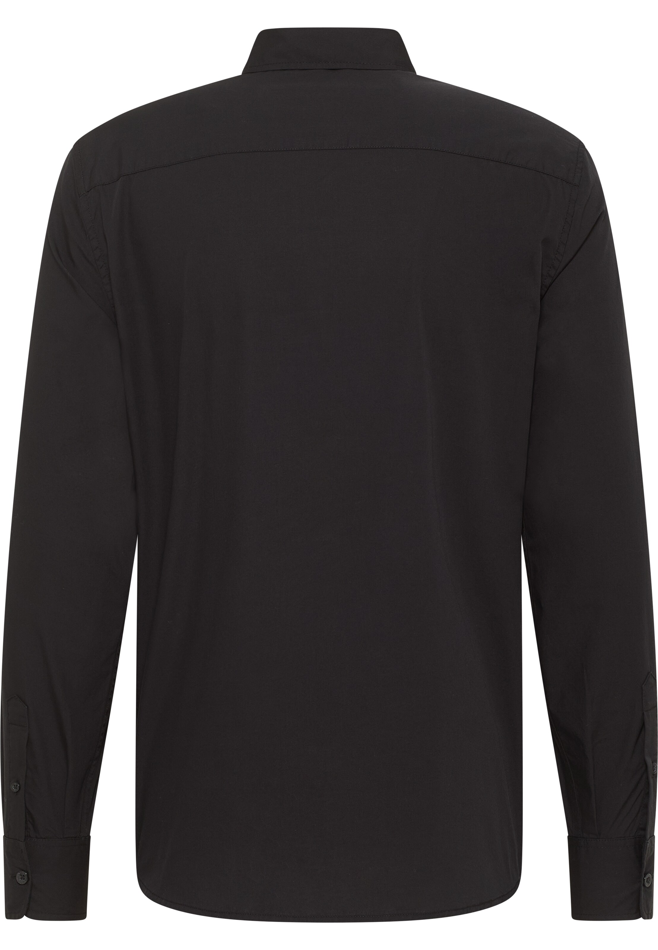 MUSTANG Slim Fit Hemd 'Canton' in Schwarz
