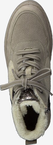 MARCO TOZZI Lace-Up Ankle Boots in Beige