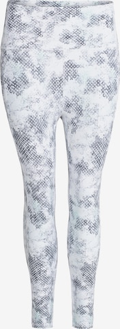 Spyder Skinny Workout Pants in White: front