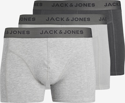 JACK & JONES Bokserid 'Yannick' helehall / tumehall / meleeritud hall, Tootevaade