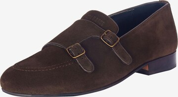 Gordon & Bros Classic Flats in Brown: front