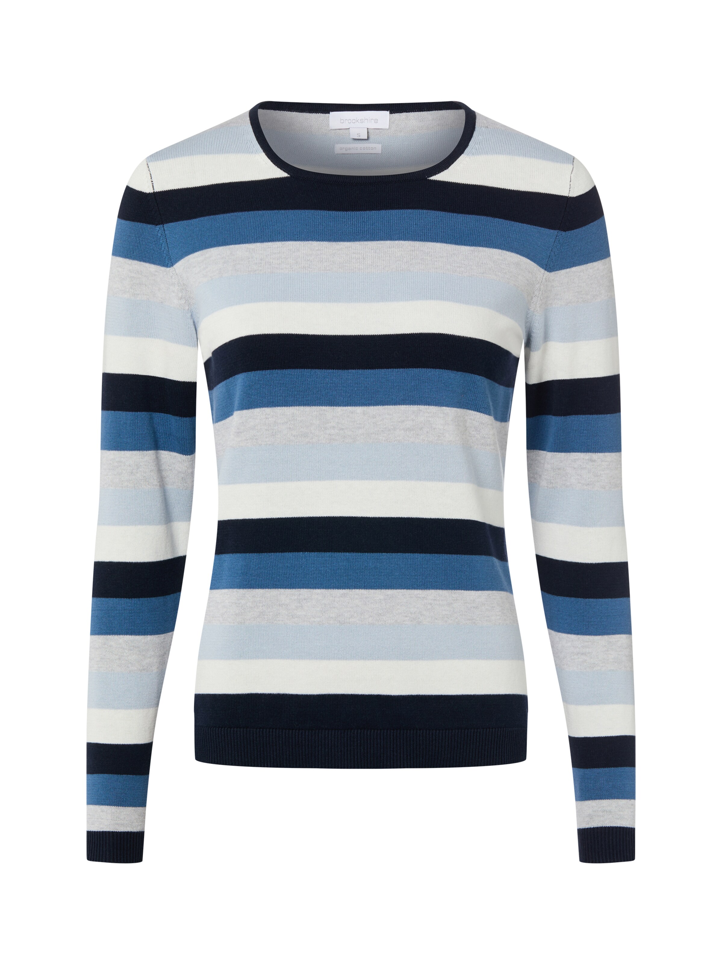 Brookshire Pullover in Blau: Vorderseite